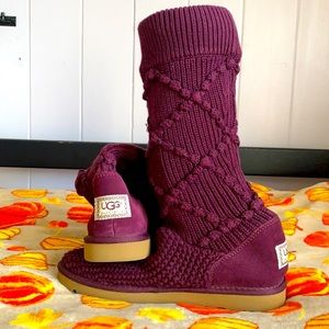 UGG knotted long boot